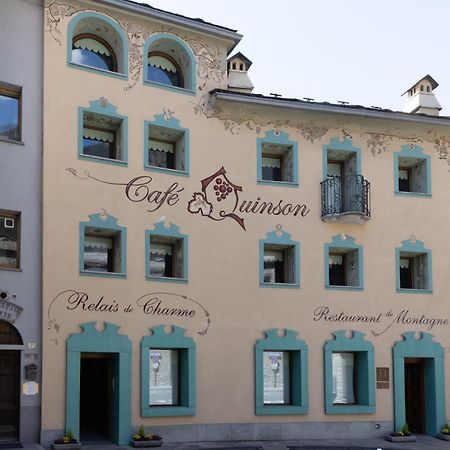 Cafe Quinson Relais De Charme Hotel Morgex Exterior photo